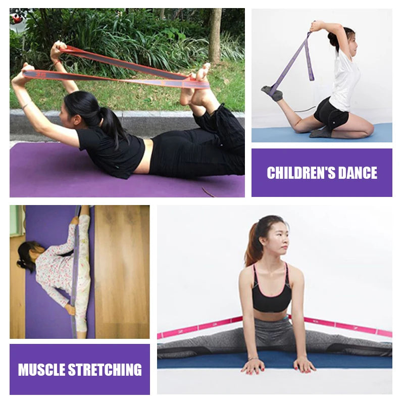 Multi-Section Elastic Yoga Resistance Band