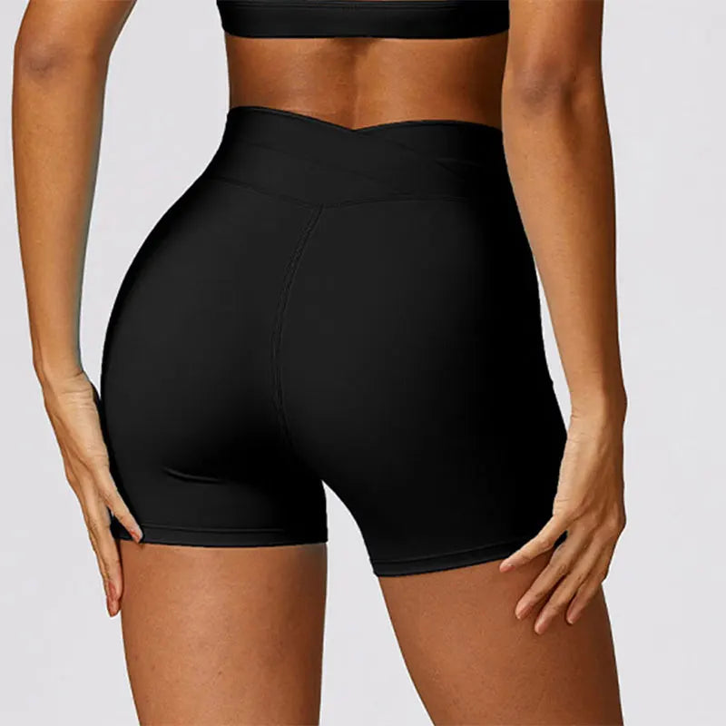 High Waist Push Up Bicycle Shorts